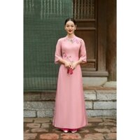 Áo Dài Thiều Phương - Áo Dài Bảo Long Cao Cấp - Tơ Tằm Thêu Tay & Đáp Hoa Nổi