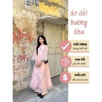 Áo Dài Thủy Mặc Cách Tân 4 Tà Kèm Quần – Siêu Đẹp, Thêu Nổi Tinh Xảo 🌊