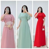 Áo dài tơ 4 tà tay cánh tiên - Áo dài Phương Thảo
