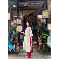 áo dài tơ ánh kim đẹp mẫu 2025 cập bến số lượng