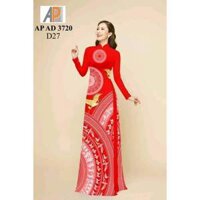 Áo dài trình diễn NGỌC HÂN thiết kế in họa tiết 8D