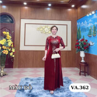 ÁO DÀI trung niên cho mẹ thiết kế thời trang cho mẹ dự tiệc chất co giãn 4 chiều