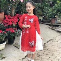 Áo dài uyên ương hồ điệp