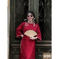 Áo Dài Vy A36 - Áo Dài Sự Kiện, Công Sở