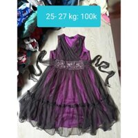 áo đầm ren cho bé 25-27kg ms15