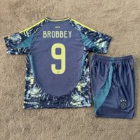 Áo dành cho người hâm mộ Bộ người lớn 24 / 25 Áo bóng đá sân khách Ajax và quần short Hàng tồn kho SIZE S-2XL