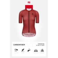 Áo đạp xe nữ Monton Carbon Fiber Red 11077