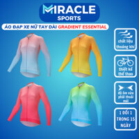 Áo đạp xe nữ tay dài Gradient Essential vải chống tia UV thoáng khí MIRACLE SPORTS Áo đi xe đạp MTB ROAD nhiều màu sắc