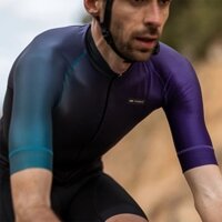 Áo Đạp Xe Tay Ngắn Có Túi Khóa Kéo Chất Liệu Silicone Chống Trượt Cho Nam