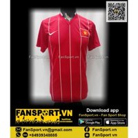 Áo đấu bóng đá đội tuyển Việt Nam 2010-2011 home đỏ shirt jersey Vietnam Nike L