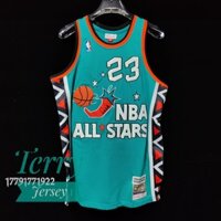 Áo đấu chất lượng cao NBA Jersey M & N Jordan Bulls 96 Star Game Mitchell ness