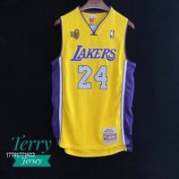 Áo đấu chất lượng cao NBA Jersey M & N Kobe Bryant Lakers Bryant 09-10 Championship Mitchell ness