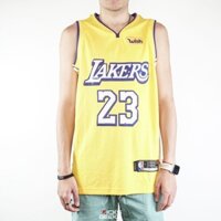 Áo đấu CLB NBA Los Angeles Lakers City Edition Vàng – Lebron James