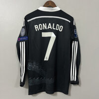 Áo đấu dài tay vintage Real Madrid 2014-15 số 7 Cristiano Ronaldo áo thể thao bóng đá