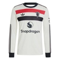 ÁO ĐẤU MANCHESTER UNITED 2024/25 CHÍNH HÃNG SÂN KHÁCH THỨ BA TRẮNG PLAYER TAY DÀI - IY7812 - SIZE M ( UK )