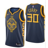 Áo đấu NBA Golden State Warriors số 30 Stephen Curry mùa giải 2020 áo bóng rổ phiên bản Trung Quốc