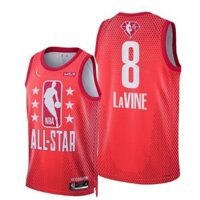 Áo đấu NBA mới 2022 ALL STAR 8 # LAVINE áo bóng rổ màu đỏ