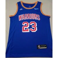 Áo đấu NBA mới 2022 Golden State Warriors 23 # XANH retro màu xanh lá cây áo bóng rổ thứ 75