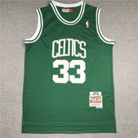 Áo đấu NBA phiên bản thêu Boston Celtics # Áo thi đấu bóng rổ BIRD 33