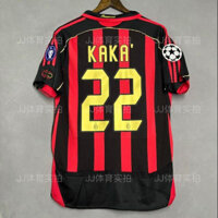Áo đấu ngắn tay sân nhà AC Milan 06-07 22 Kaká 9 Inzaghi Martini Nesta Pillo
