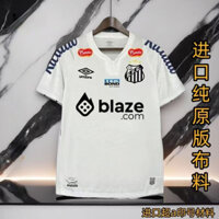 Áo đấu phiên bản quạt sân nhà 2425 Santos mới, áo đấu chất lượng cao Neymar No.10, áo thun ngắn tay dành cho người lớn tùy chỉnh * áo thun thể thao 1: 1
