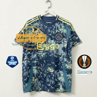 Áo đấu sân khách Ajax 24 / 25 dành cho người hâm mộ, chất lượng một mảnh AAA + S-4XL
