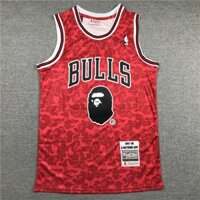 Áo đấu thể thao NBA Jersey Chicago Bulls Jersey The New Bulls phiên bản chung màu đỏ