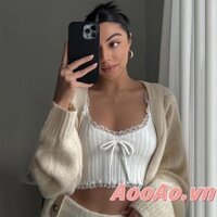 Áo Dây Nữ Cộc Tay Hở Lưng Thời Trang