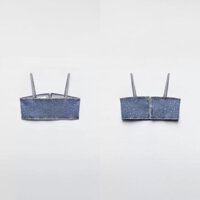 Áo Denim Crop Top Z A R A - MB