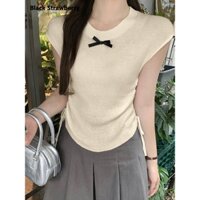 Áo dệt kim nữ đa năng đơn giản đơn giản One Piece