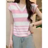 Áo dệt kim nữ đơn giản đa năng hàng ngày One Piece