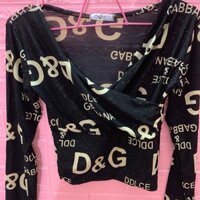 Áo D&G nhũ