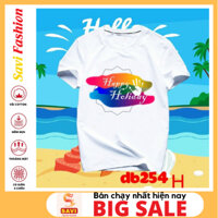 Áo đi biển, áo thun unisex oversize vải cotton, thoáng mát, co giãn 4 chiều, mềm minh in hình gia đình - Savi Fashion