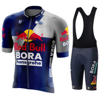 Áo Đi Xe Đạp Nam Quần Áo Mùa Hè Người 2024 Quần Áo Nam Bộ Yếm Red Bull Đồng Phục Mtb Quần Thể Thao Bộ Xe Đạp Leo Núi Pro Đội