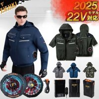 Áo điều hòa 22v 30.000 mah đệm vai FUJIKI mẫu mới nhất 2025 hàng chính hãng bảo hành 1 năm