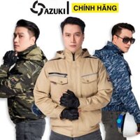 Áo Điều Hòa AZUKI SUPER V2 Pin 24000mah Có Đèn Sáng, Quạt 12V Siêu Mạnh Chống Nước