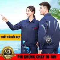 Áo điều hòa Nhật Bản Akita 18V, quạt áo điều hòa công suất lớn hoạt động 12-14h liên tục cả ngày dài