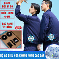 Áo điều hòa NHẬT BẢN CHÍNH HÃNG PIN 50000 MAH - 74000 MAH QUẠT 18V- 9 CÁNH SIÊU MÁT