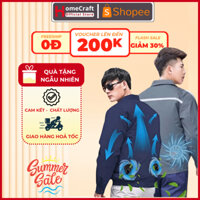 Áo Điều Hòa Nhật Bản Pin Japan, Quạt Áo Điều Hòa Công Suất 18V, Hoạt Động Liên Tục 12-14h Mát Cực Nhanh