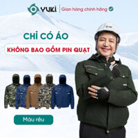 Áo Điều hòa Nhật Bản YUKI PREMIUM Lẻ áo không gồm pin và quạt, size S - XXL, 7 màu