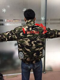 Áo điều hòa pin quạt gió làm mát mùa hè VM10400