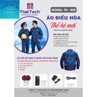 Áo điều hoà ThaiTech pin 90000mah 24V,Áo điều hoà thế hệ mới TH-029,Áo điều hoà dành cho người lao động