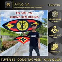 Áo diều sáo đuôi cá đại trà song vân chính mỹ lắp ghép 2m5 3m5 4m5 giá rẻ - NVT 360 - Tb shop.vn