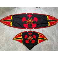 Áo diều xỏ 2m hoa phượng đỏ vải siêu đẹp (sản phẩm chỉ nguyên áo diều)