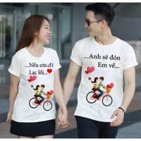 ÁO ĐÔI ÁO CẶP ĐÁNG YÊU - GIÁ 1 ĐÔI