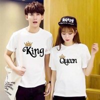 Áo đôi áo cặp tình yêu King Queen