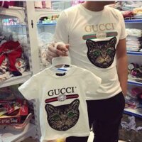 Áo đôi gia đình màu trắng