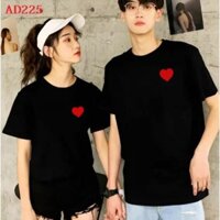 áo đôi nam nữ màu đen