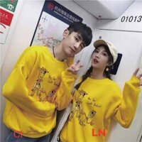 Áo đôi nỉ người cao bồi no toy