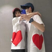 Áo đôi tim , áo phông đôi , áo đôi mùa hè? 185k/1đôi)